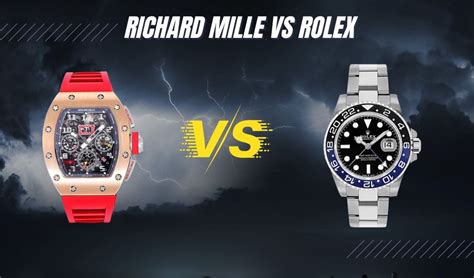 Richard Mille vs rolex